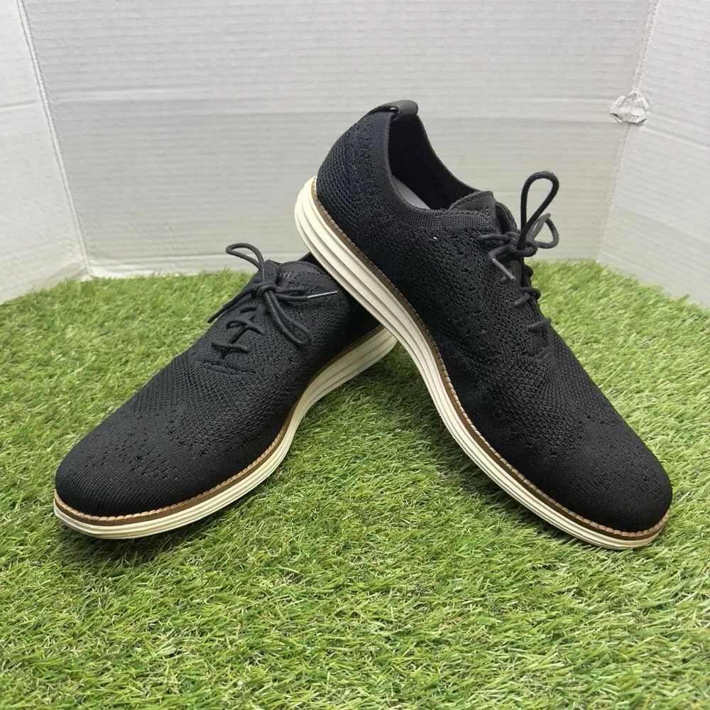 Cole Haan Shoes Mens Size 11.5 M Grand OS Wingtip Oxford Stitchlite C27959 Black